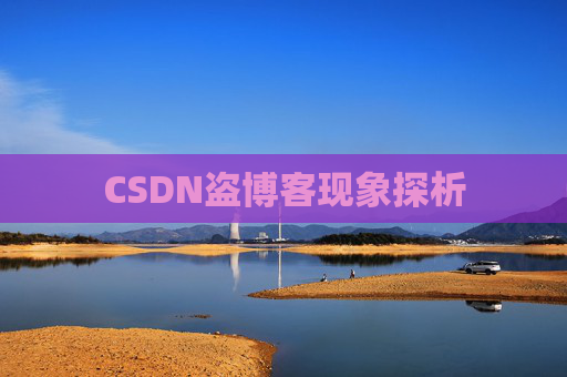 CSDN盗博客现象探析